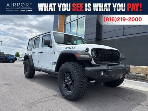 White 2026 Jeep Wrangler Willys for sale in Platte City, MO