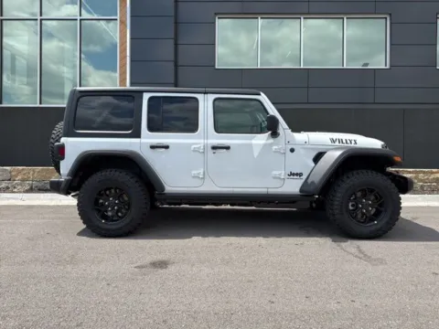 Photos of 2026 Jeep Wrangler Willys for sale in Platte City, MO at Airport Chrysler Dodge Jeep Ram