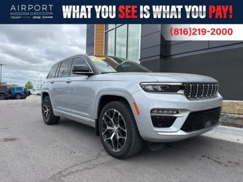 Silver 2025 Jeep Grand Cherokee Summit for sale in Platte City, MO
