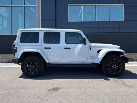 Photos of 2022 Jeep Wrangler Unlimited Sahara 4xe for sale in Platte City, MO at Airport Chrysler Dodge Jeep Ram