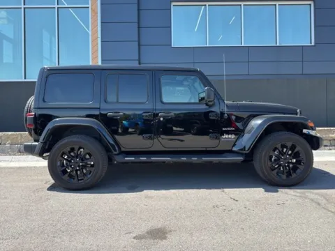 Photos of 2023 Jeep Wrangler Sahara 4xe for sale in Platte City, MO at Airport Chrysler Dodge Jeep Ram