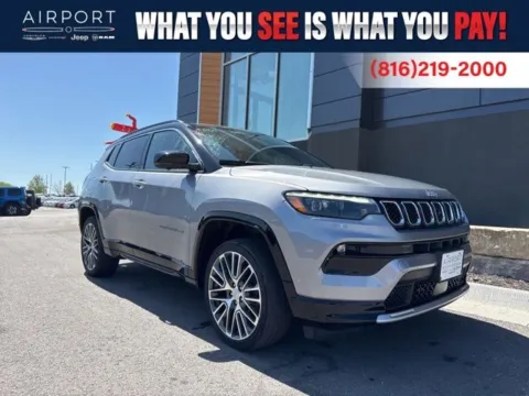 Silver 2023 Jeep Compass Limited for sale in Platte City, MO