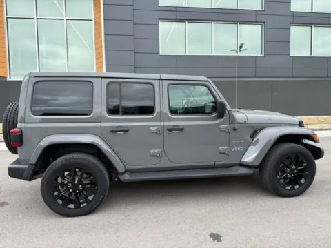 Photos of 2023 Jeep Wrangler Sahara 4xe for sale in Platte City, MO at Airport Chrysler Dodge Jeep Ram