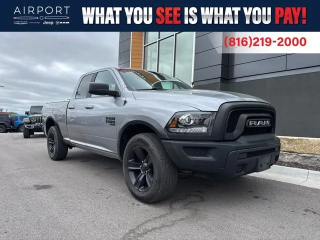 Used 2022 RAM Ram 1500 Classic Warlock with VIN 1C6RR7GG9NS225318 for sale in Kansas City
