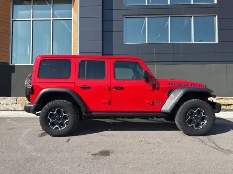 Photos of 2023 Jeep Wrangler Rubicon 4xe for sale in Platte City, MO at Airport Chrysler Dodge Jeep Ram