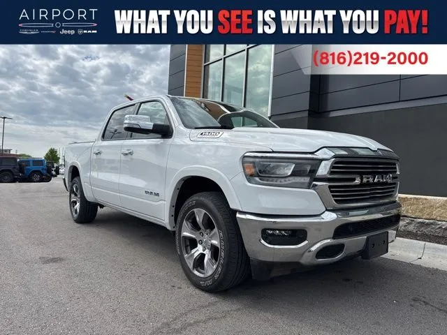 White 2022 Ram 1500 Laramie for sale in Platte City, MO
