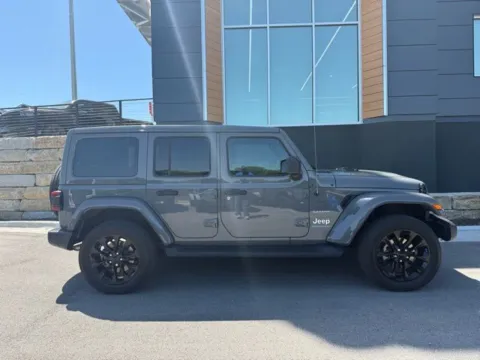 Photos of 2023 Jeep Wrangler Sahara 4xe for sale in Platte City, MO at Airport Chrysler Dodge Jeep Ram