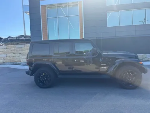 Photos of 2023 Jeep Wrangler Sahara 4xe for sale in Platte City, MO at Airport Chrysler Dodge Jeep Ram