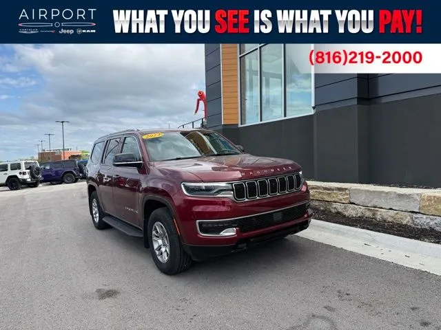 Used 2024 Jeep Wagoneer Series I with VIN 1C4SJVAP6RS196378 for sale in Kansas City