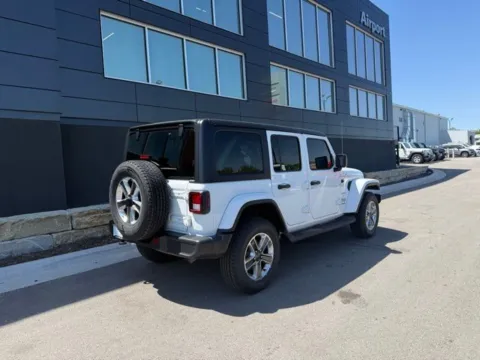 Another view of 2022 Jeep Wrangler Unlimited Sahara for sale in Platte City, MO at Airport Chrysler Dodge Jeep Ram