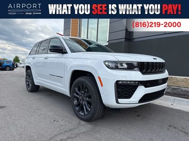 White 2026 Jeep Grand Cherokee Limited Reserve for sale in Platte City, MO