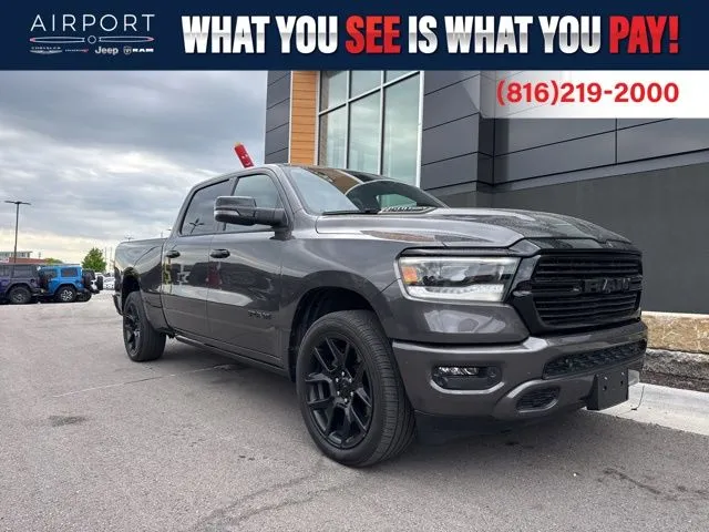 Used 2023 RAM Ram 1500 Pickup Laramie with VIN 1C6SRFRT7PN556325 for sale in Kansas City
