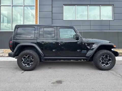 Photos of 2023 Jeep Wrangler Rubicon 4xe for sale in Platte City, MO at Airport Chrysler Dodge Jeep Ram