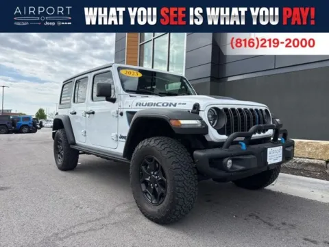 White 2023 Jeep Wrangler Rubicon 20th Anniversary Edition 4xe for sale in Platte City, MO