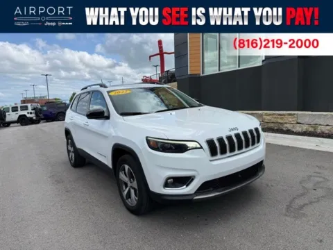 White 2022 Jeep Cherokee Limited for sale in Platte City, MO