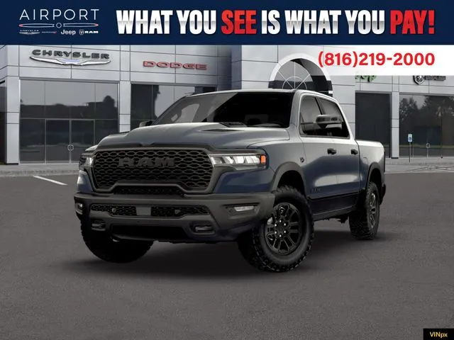 Blue 2026 Ram 1500 Rebel for sale in Platte City, MO