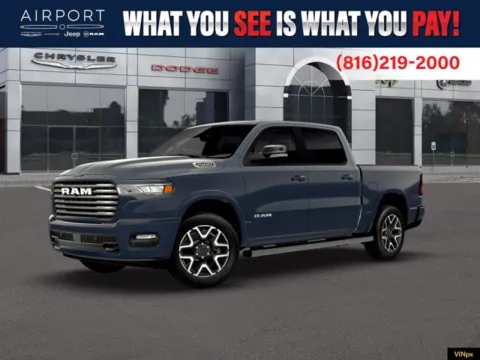 Blue 2026 Ram 1500 Laramie for sale in Platte City, MO