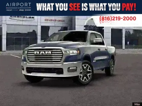 Blue 2026 Ram 1500 Laramie for sale in Platte City, MO