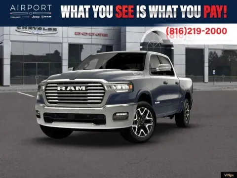Blue 2026 Ram 1500 Laramie for sale in Platte City, MO