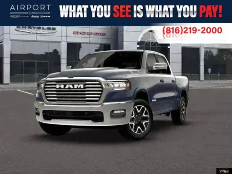 Blue 2026 Ram 1500 Laramie for sale in Platte City, MO