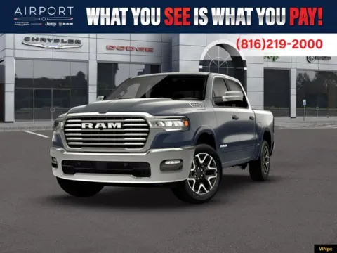 Blue 2026 Ram 1500 Laramie for sale in Platte City, MO