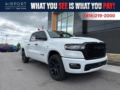 White 2026 Ram 1500 Laramie for sale in Platte City, MO