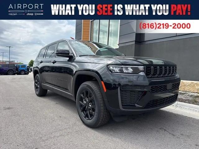 Black 2026 Jeep Grand Cherokee L Laredo for sale in Platte City, MO