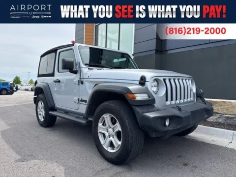 Silver 2023 Jeep Wrangler Sport S for sale in Platte City, MO