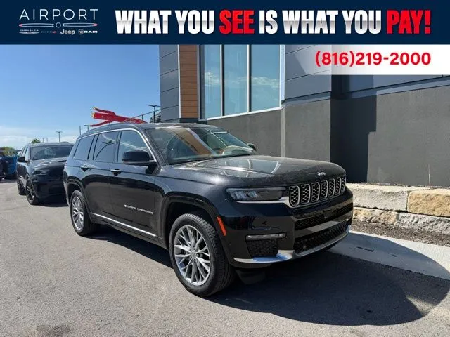 Used 2024 Jeep Grand Cherokee L Summit with VIN 1C4RJKET4R8598238 for sale in Kansas City