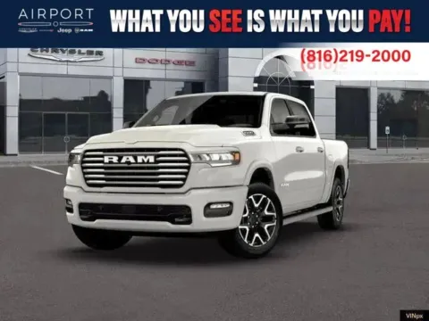 White 2026 Ram 1500 Laramie for sale in Platte City, MO