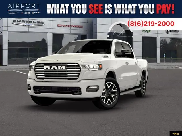White 2026 Ram 1500 Laramie for sale in Platte City, MO