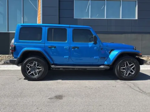 Photos of 2025 Jeep Wrangler Sahara for sale in Platte City, MO at Airport Chrysler Dodge Jeep Ram