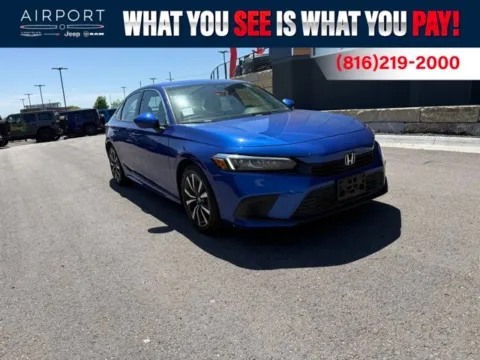 Blue 2022 Honda Civic EX for sale in Platte City, MO