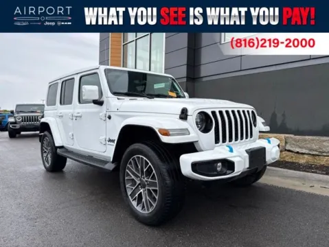White 2023 Jeep Wrangler High Altitude 4xe for sale in Platte City, MO