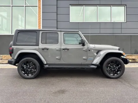 Photos of 2023 Jeep Wrangler Sahara 4xe for sale in Platte City, MO at Airport Chrysler Dodge Jeep Ram