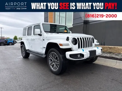 White 2023 Jeep Wrangler High Altitude 4xe for sale in Platte City, MO
