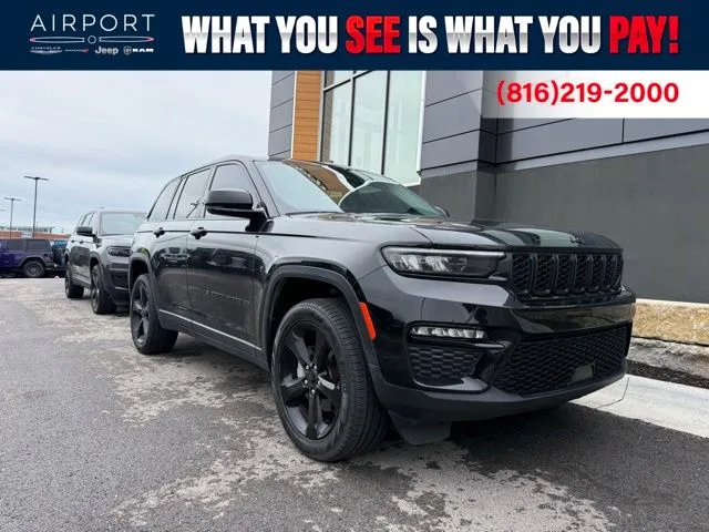 Black 2023 Jeep Grand Cherokee Limited for sale in Platte City, MO