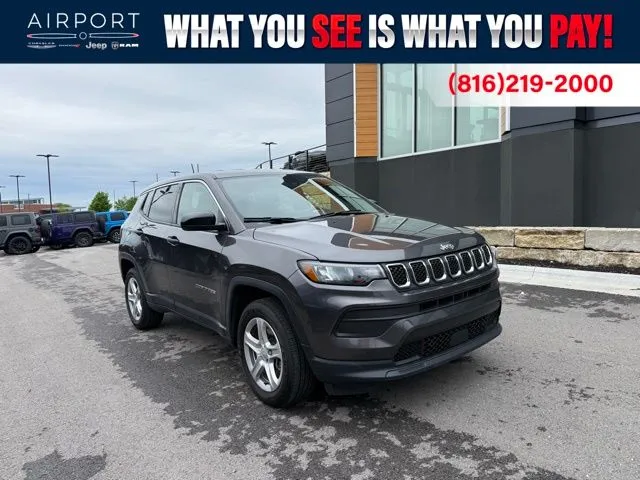 Gray 2024 Jeep Compass Sport for sale in Platte City, MO