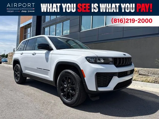 White 2026 Jeep Grand Cherokee Laredo Altitude for sale in Platte City, MO