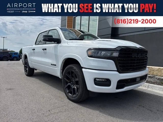 White 2026 Ram 1500 Laramie for sale in Platte City, MO