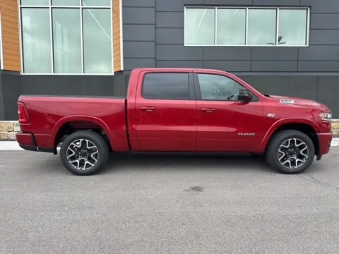 Photos of 2026 Ram 1500 Laramie for sale in Platte City, MO at Airport Chrysler Dodge Jeep Ram