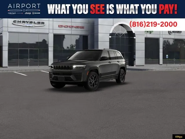 Gray 2026 Jeep Grand Cherokee Laredo Altitude for sale in Platte City, MO