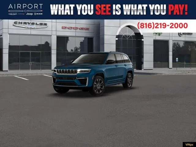 Blue 2026 Jeep Grand Cherokee Limited Reserve for sale in Platte City, MO