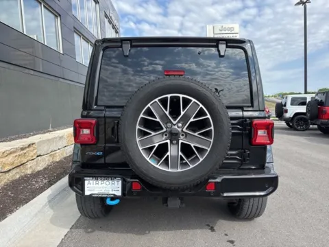 Another view of 2023 Jeep Wrangler Sahara 4xe for sale in Platte City, MO at Airport Chrysler Dodge Jeep Ram