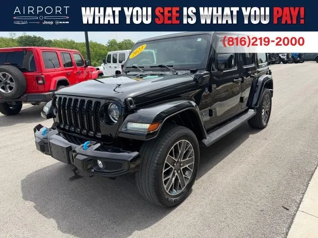 Black 2023 Jeep Wrangler High Altitude 4xe for sale in Platte City, MO