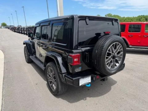 Another view of 2023 Jeep Wrangler Sahara 4xe for sale in Platte City, MO at Airport Chrysler Dodge Jeep Ram