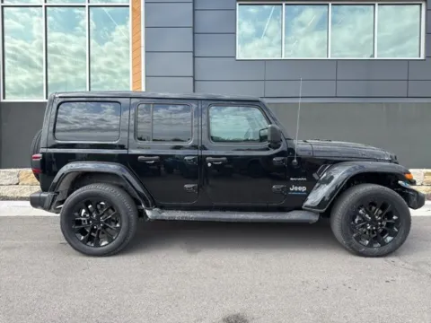 Photos of 2023 Jeep Wrangler Sahara 4xe for sale in Platte City, MO at Airport Chrysler Dodge Jeep Ram
