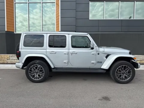 Photos of 2023 Jeep Wrangler Sahara 4xe for sale in Platte City, MO at Airport Chrysler Dodge Jeep Ram