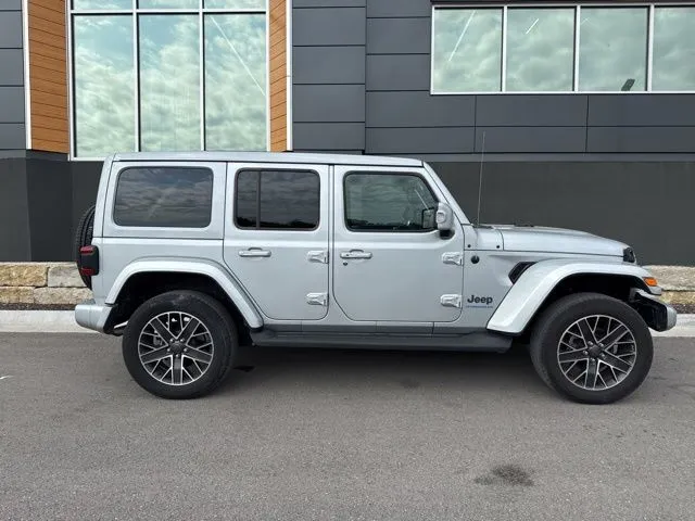 Used 2023 Jeep Wrangler 4xe High Altitude 4XE with VIN 1C4JJXP67PW608805 for sale in Kansas City