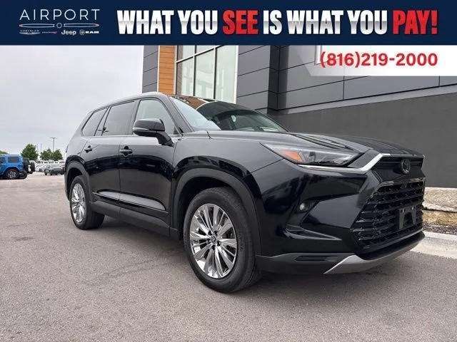 Black 2024 Toyota Grand Highlander Platinum for sale in Platte City, MO